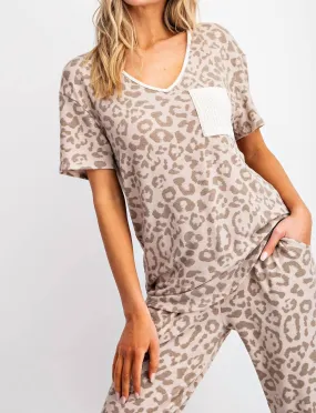 143 Story - Cheetah Pocket Top