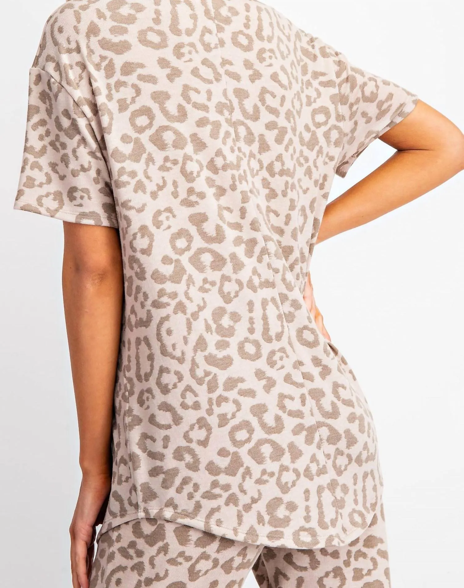 143 Story - Cheetah Pocket Top