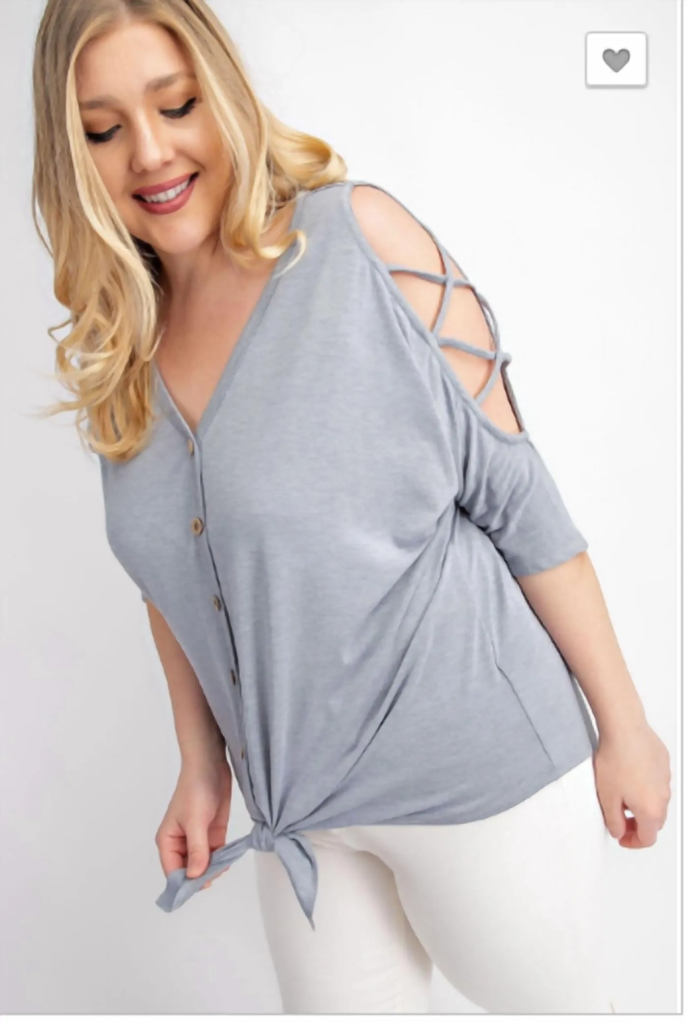 143 Story - OPEN SHOULDER TOP