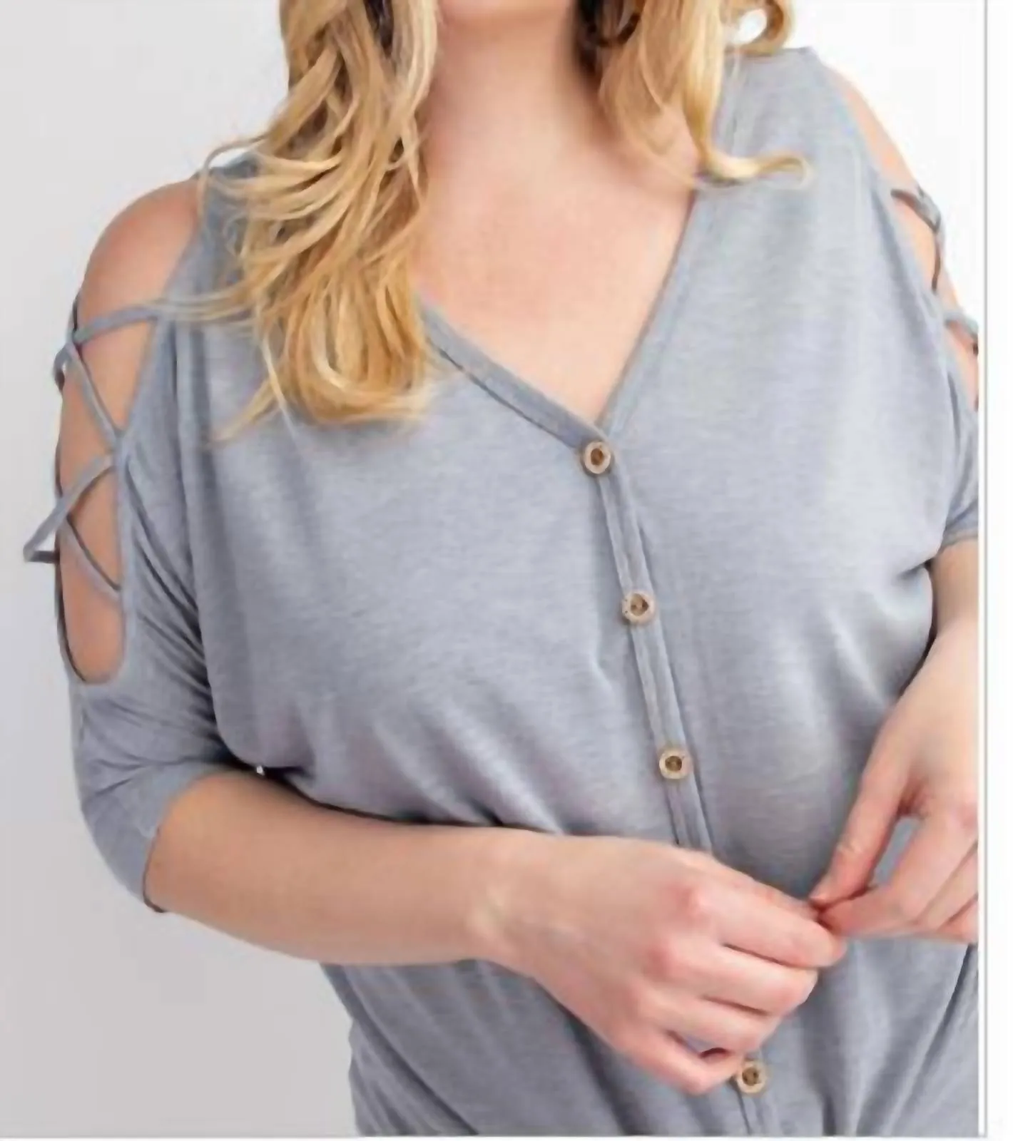 143 Story - OPEN SHOULDER TOP