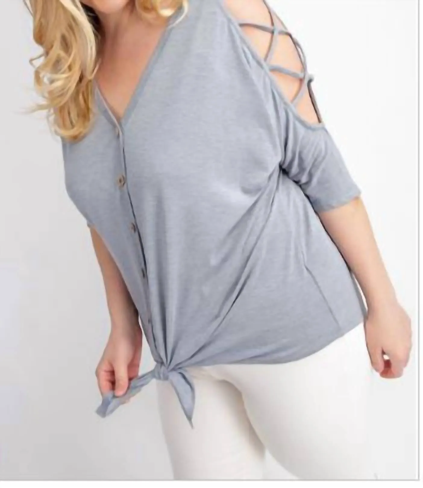 143 Story - OPEN SHOULDER TOP