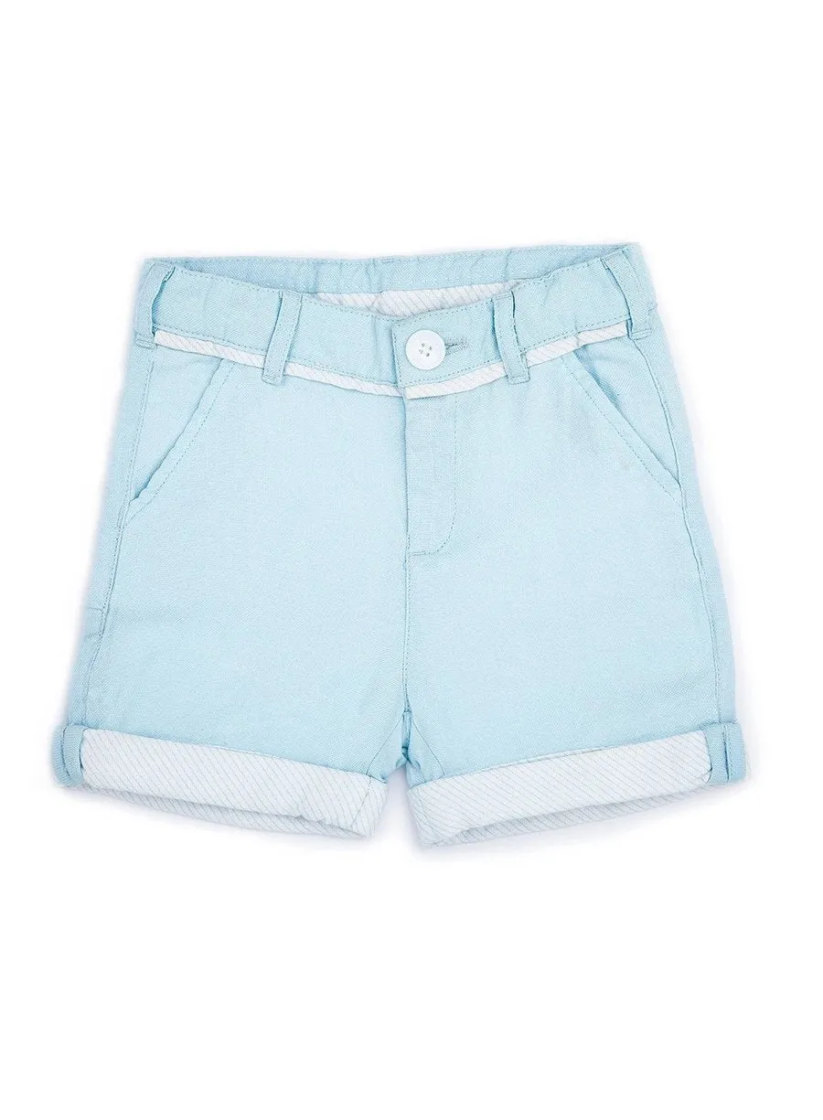 2-Piece Beach Life T-shirt & Oxford Shorts Set