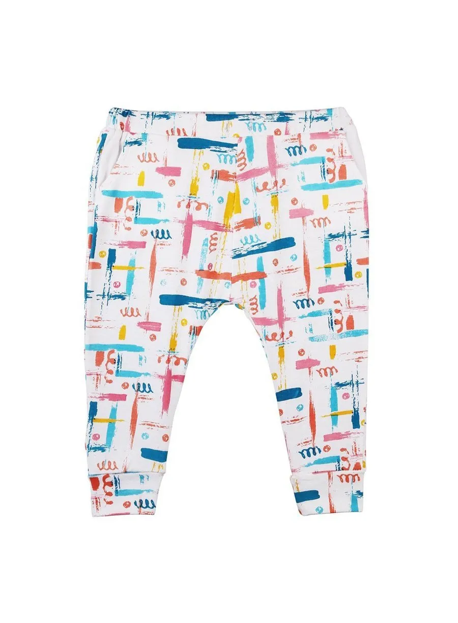 2-Piece Summer Glow T-shirt & Knit Pants Set