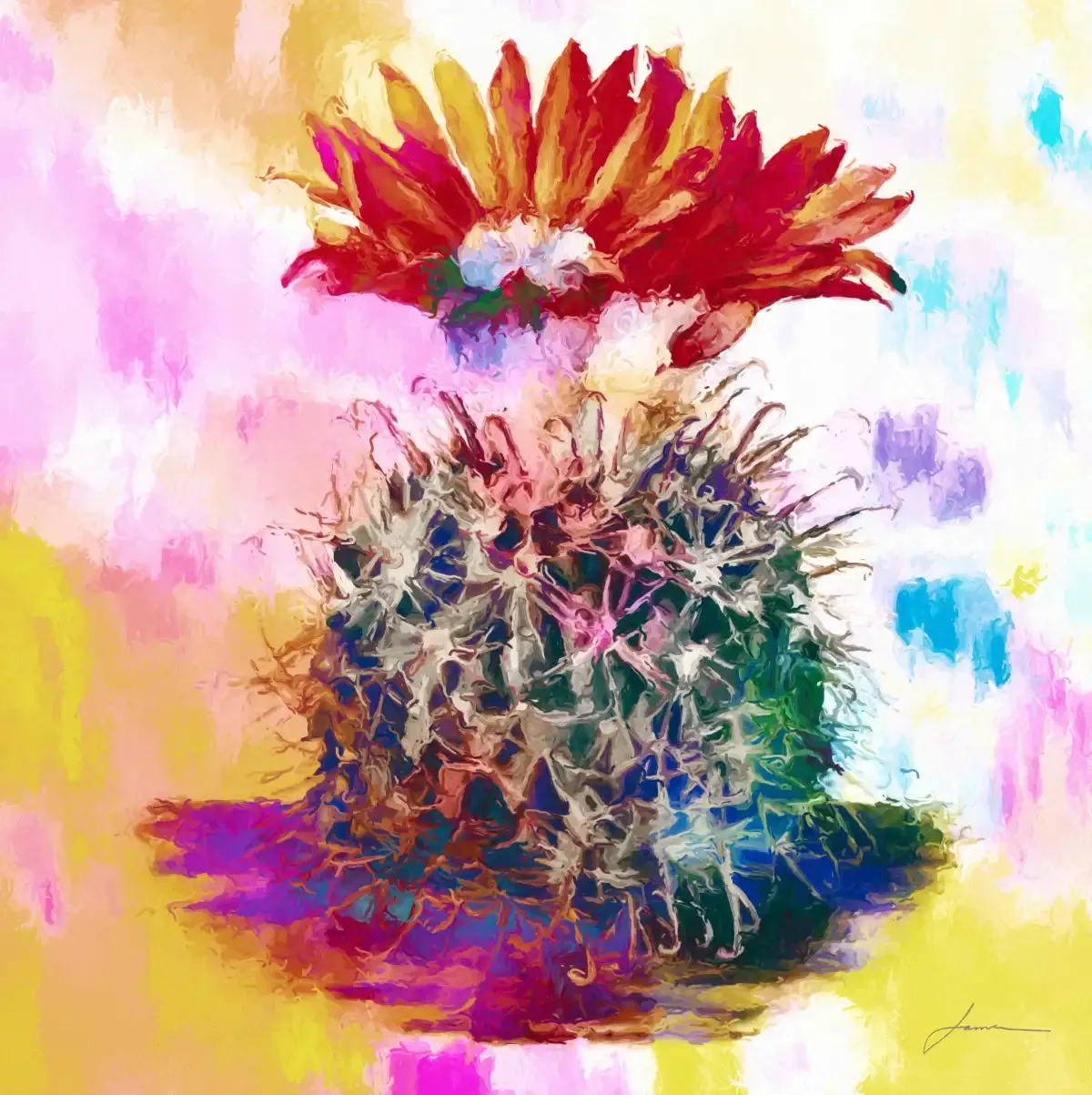 A Desert Bloom III Wall Art