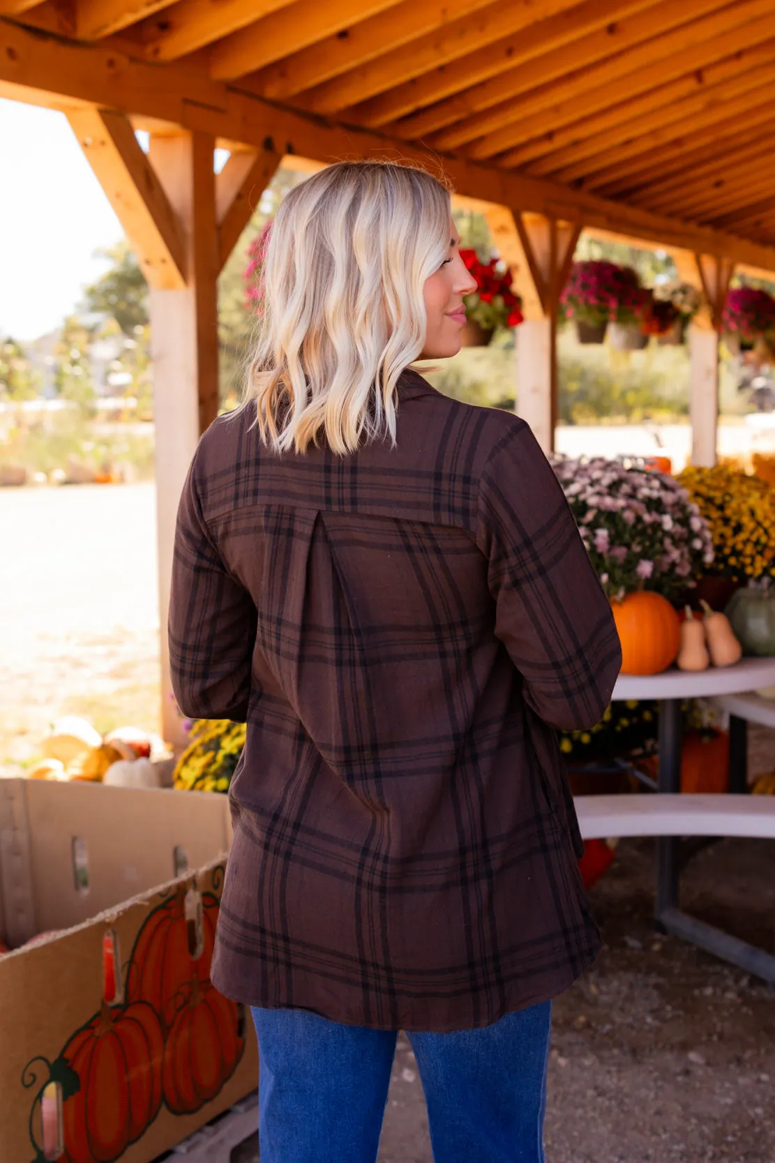 Addie Plaid Button Down | Ash