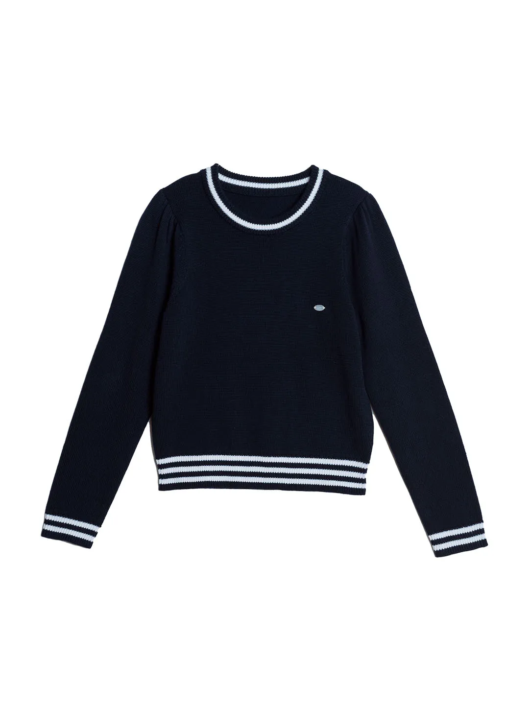 Addilynn Classic Vintage Striped Contrast Sweater