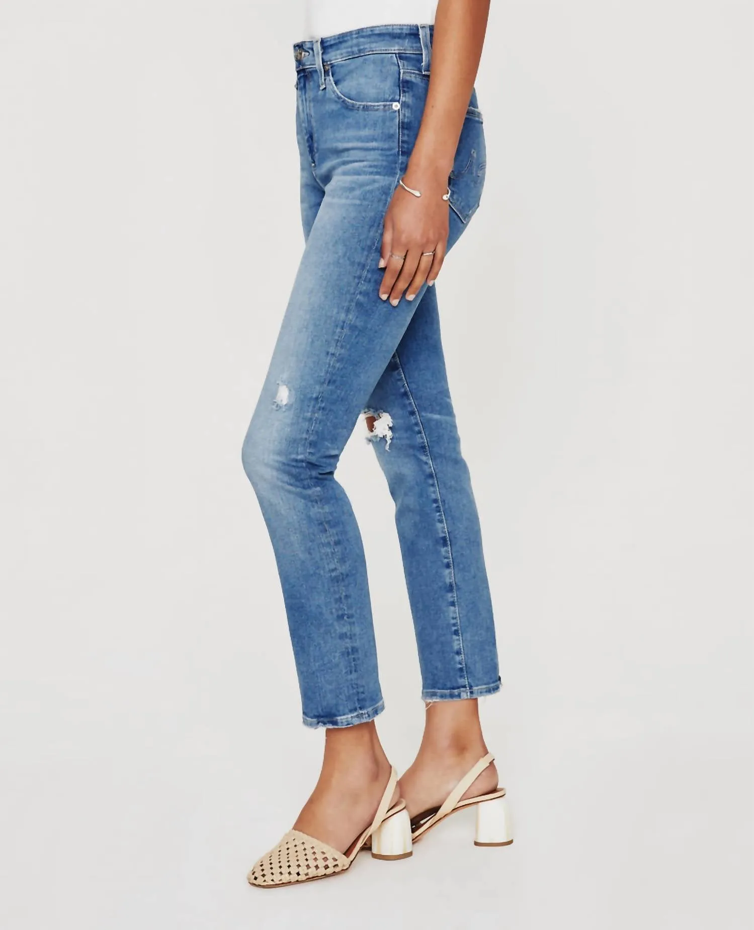 Ag Jeans - Mari Crop Straight Leg Jeans