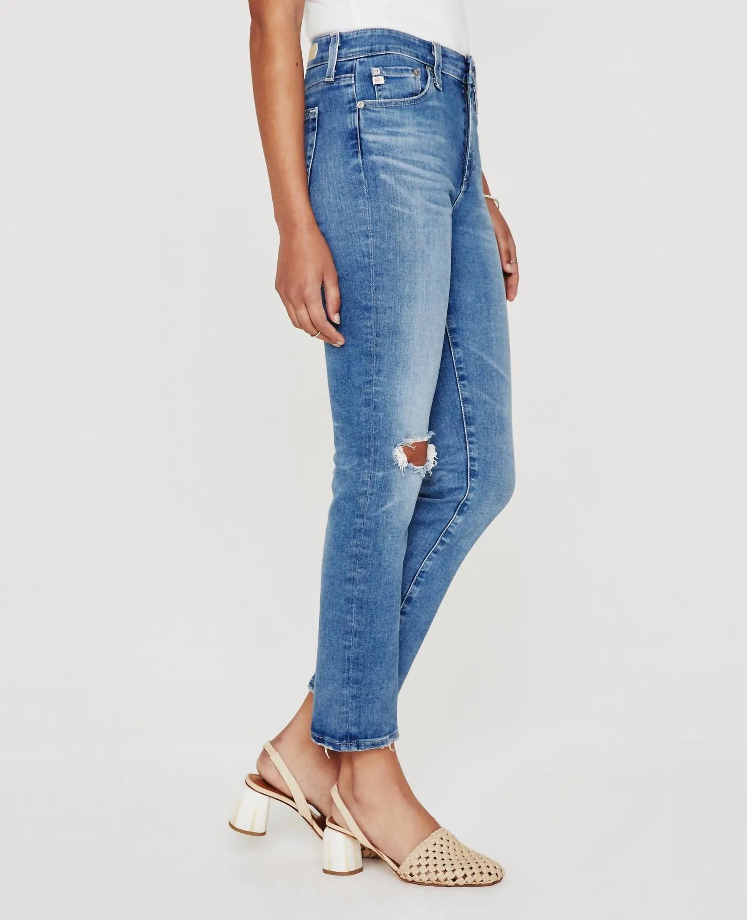 Ag Jeans - Mari Crop Straight Leg Jeans