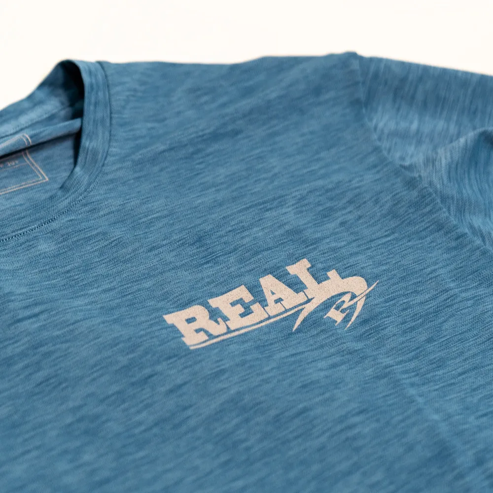 Anetik Low Pro Tech L/S Rashguard-Bahama Heathered