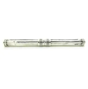 Antique Victorian 1898 Silver Ink Pen & Pencil