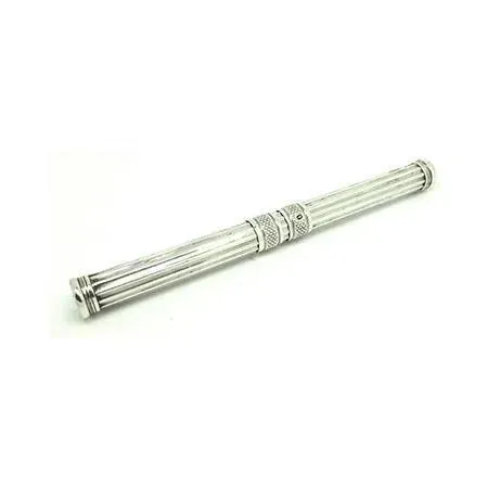 Antique Victorian 1898 Silver Ink Pen & Pencil
