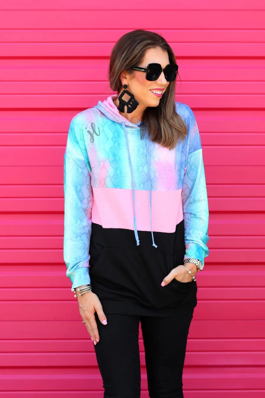 Ariel Colorful Snake Hoodie
