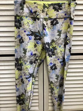 Athletic Leggings By Calvin Klein In Multi-colored, Size: Xl