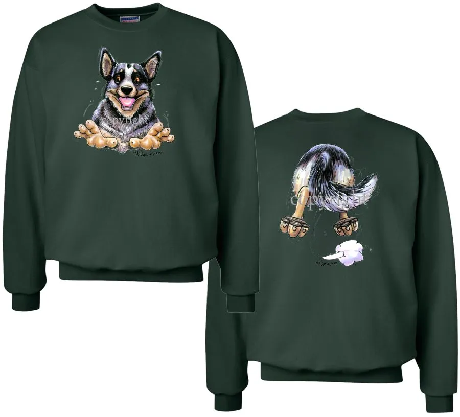 Australian Cattle Dog - Coming and Going - Sweatshirt (Double Sided)