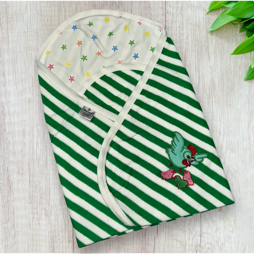 Baby Towel Terry Knitted Stripes