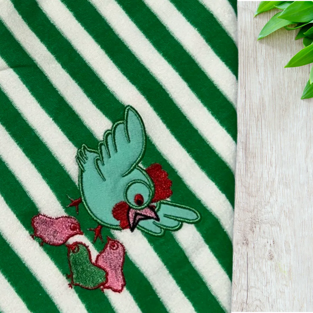 Baby Towel Terry Knitted Stripes