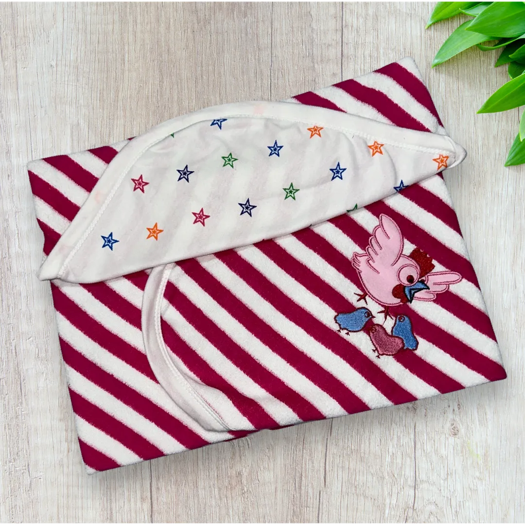 Baby Towel Terry Knitted Stripes