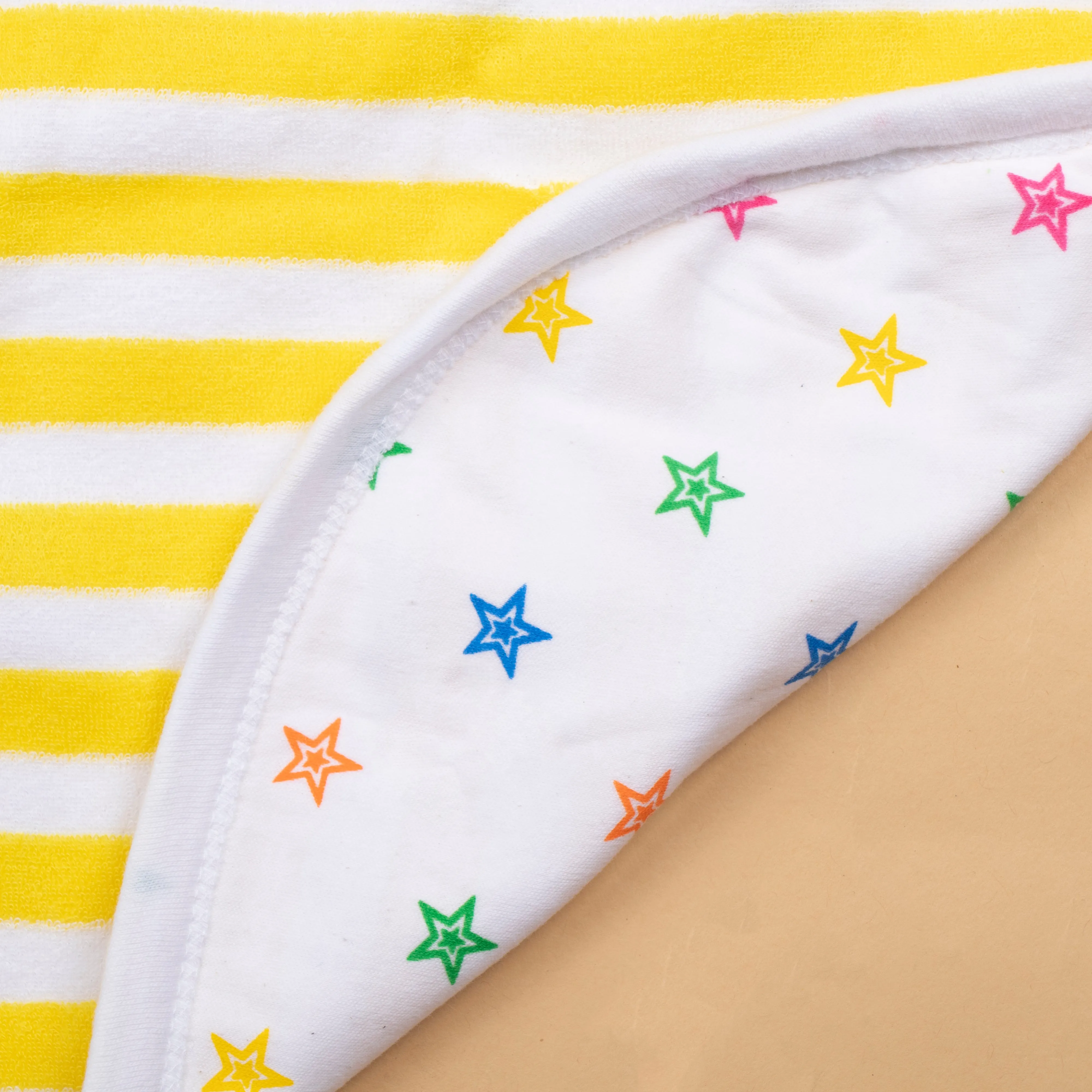 Baby Towel Terry Knitted Stripes