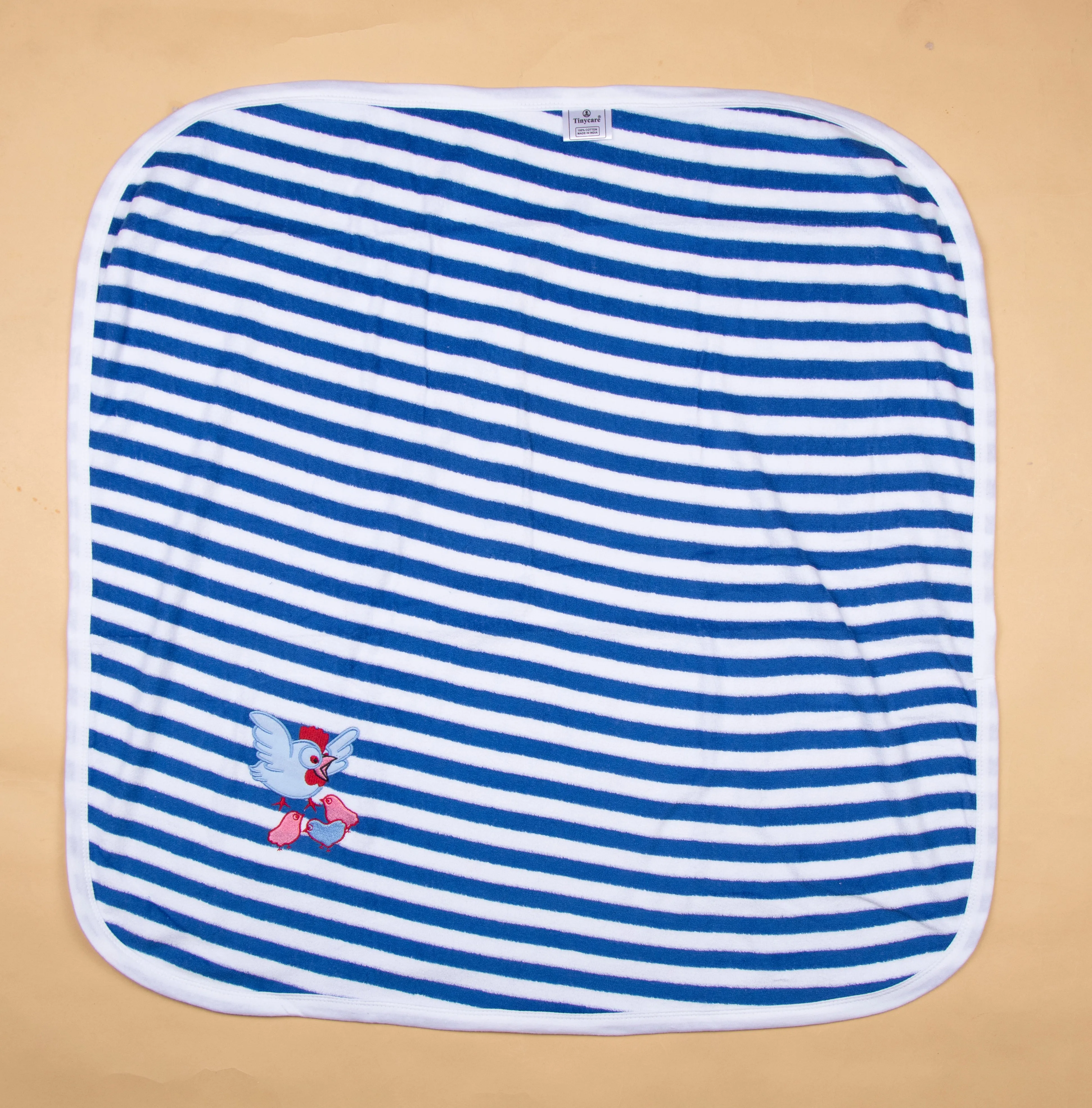Baby Towel Terry Knitted Stripes