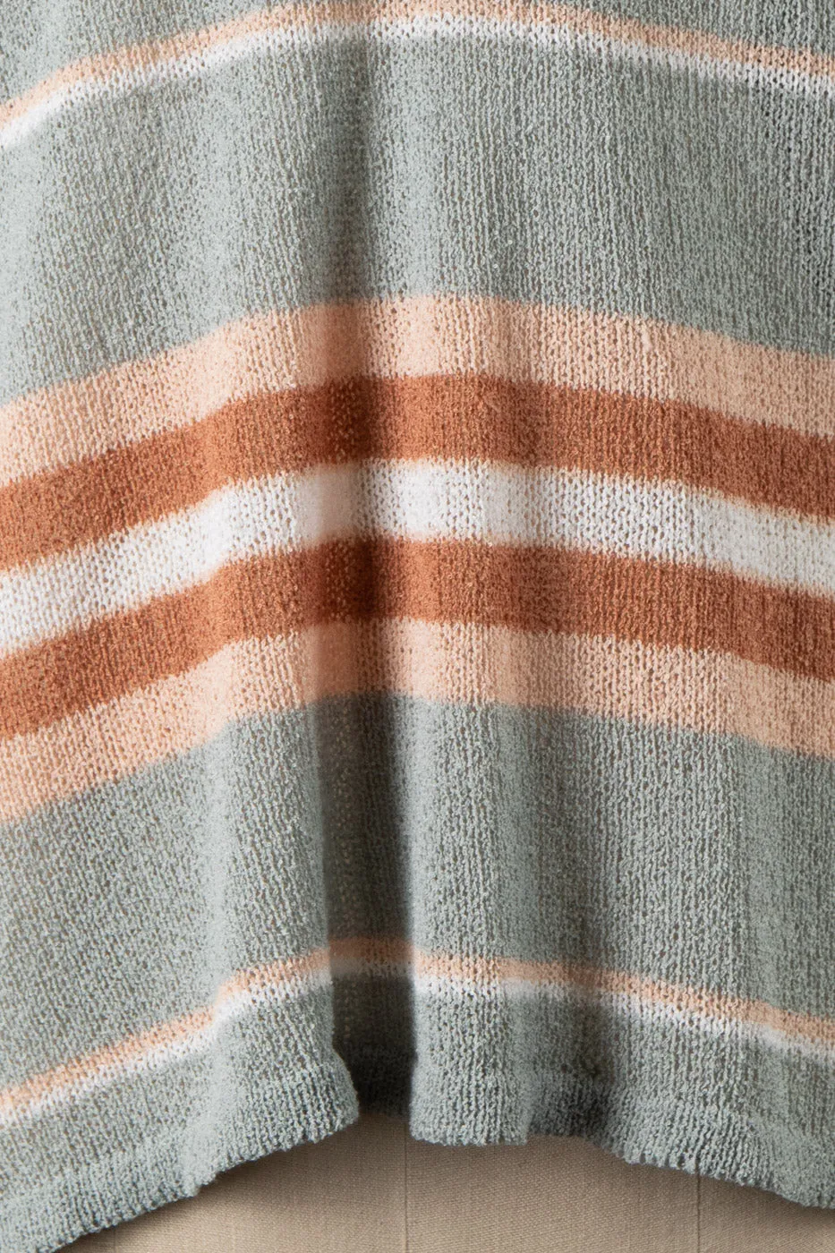 BELL SLEEVE STRIPED PRINT LIGHTWEIGHT KNIT SWEATER 1 PACK