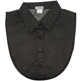 Black and White Polka Dot Dickey Collar