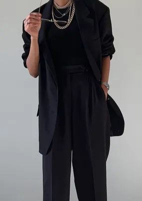 Black Oversized Blazer