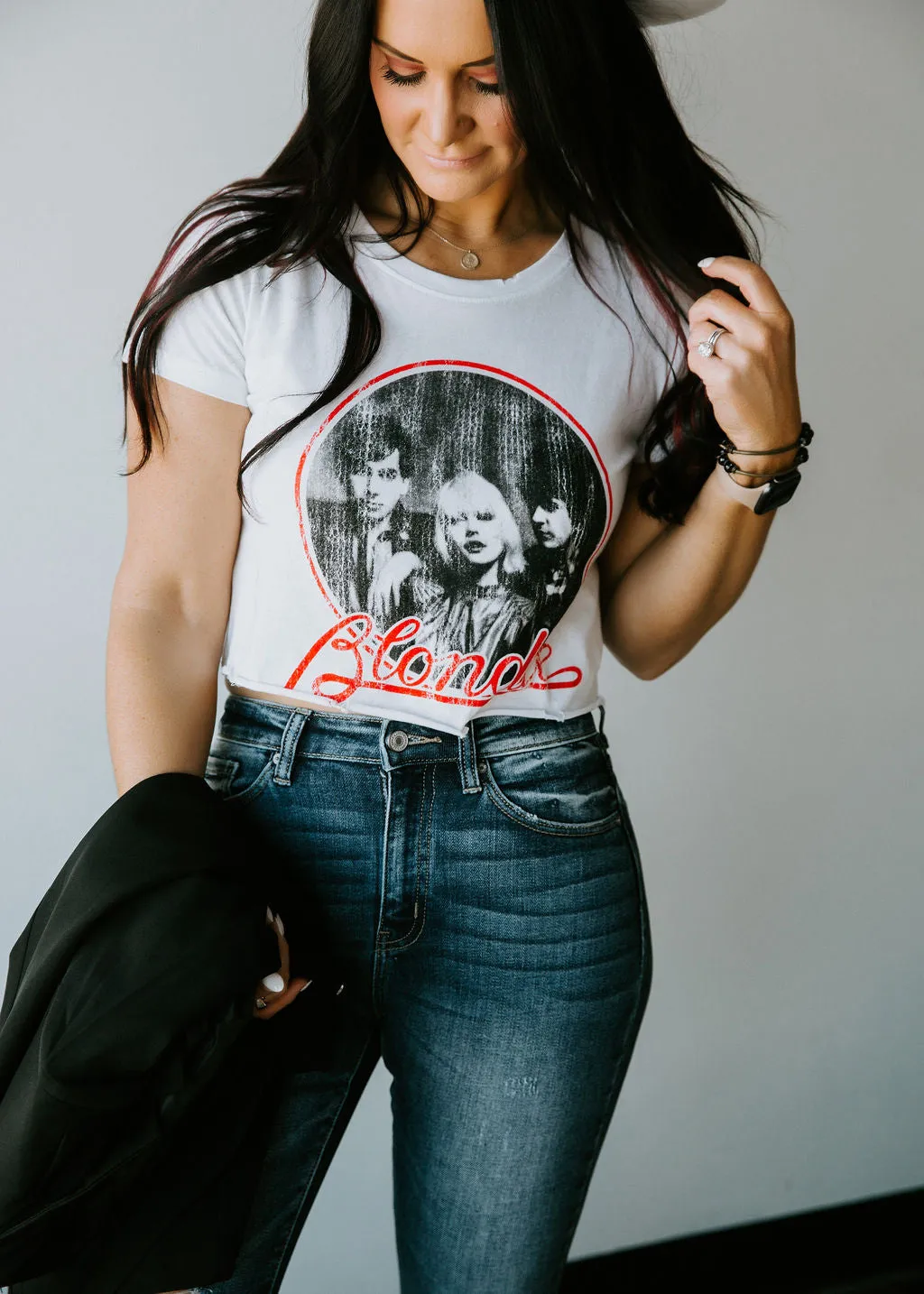Blondie Crop Graphic Tee FINAL SALE