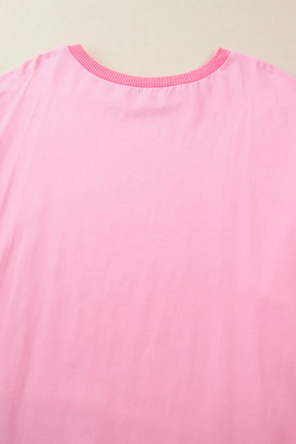 Bonbon plus size high-low tee