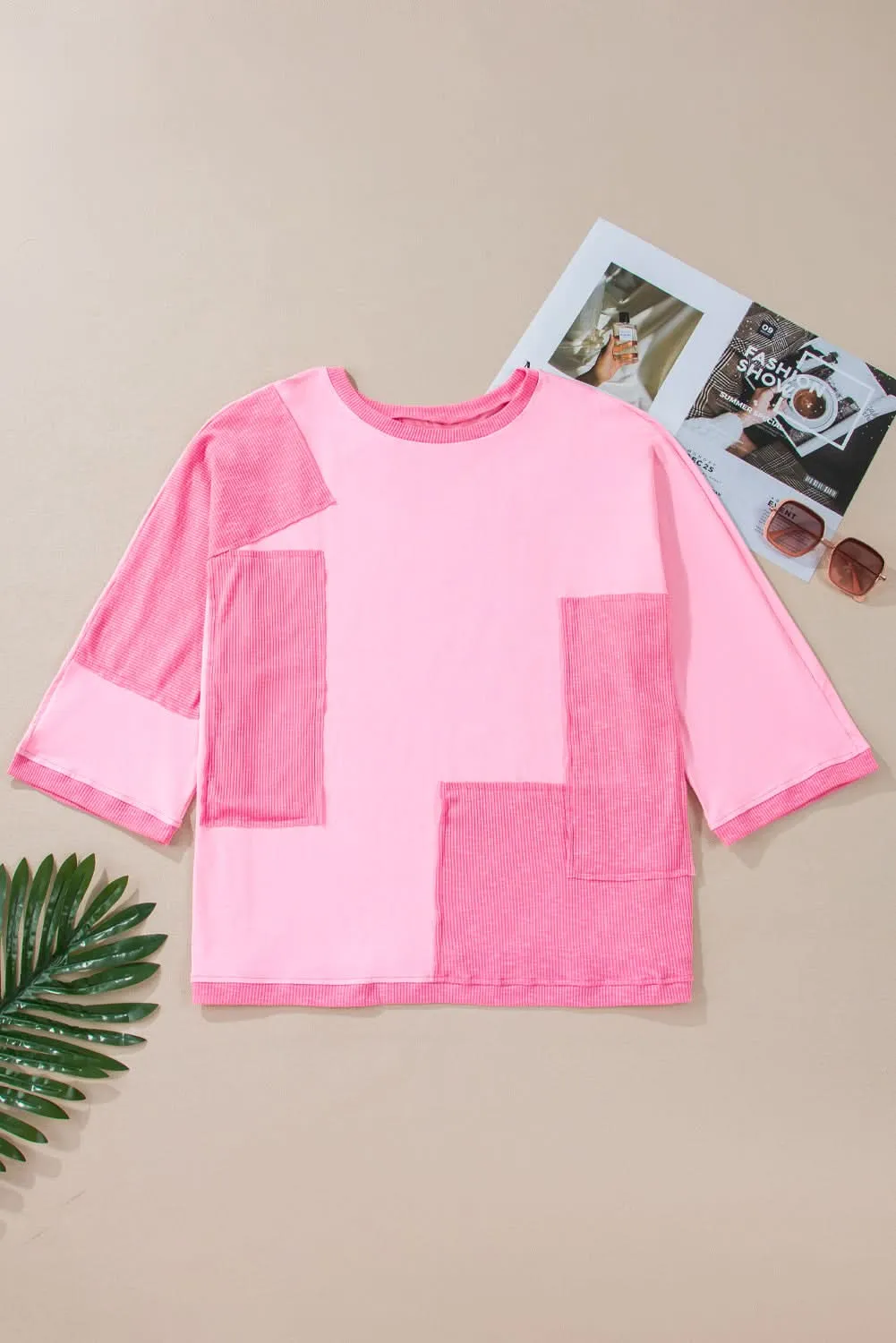 Bonbon plus size high-low tee