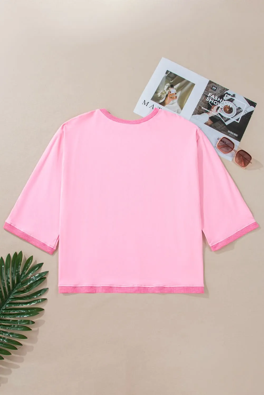 Bonbon plus size high-low tee