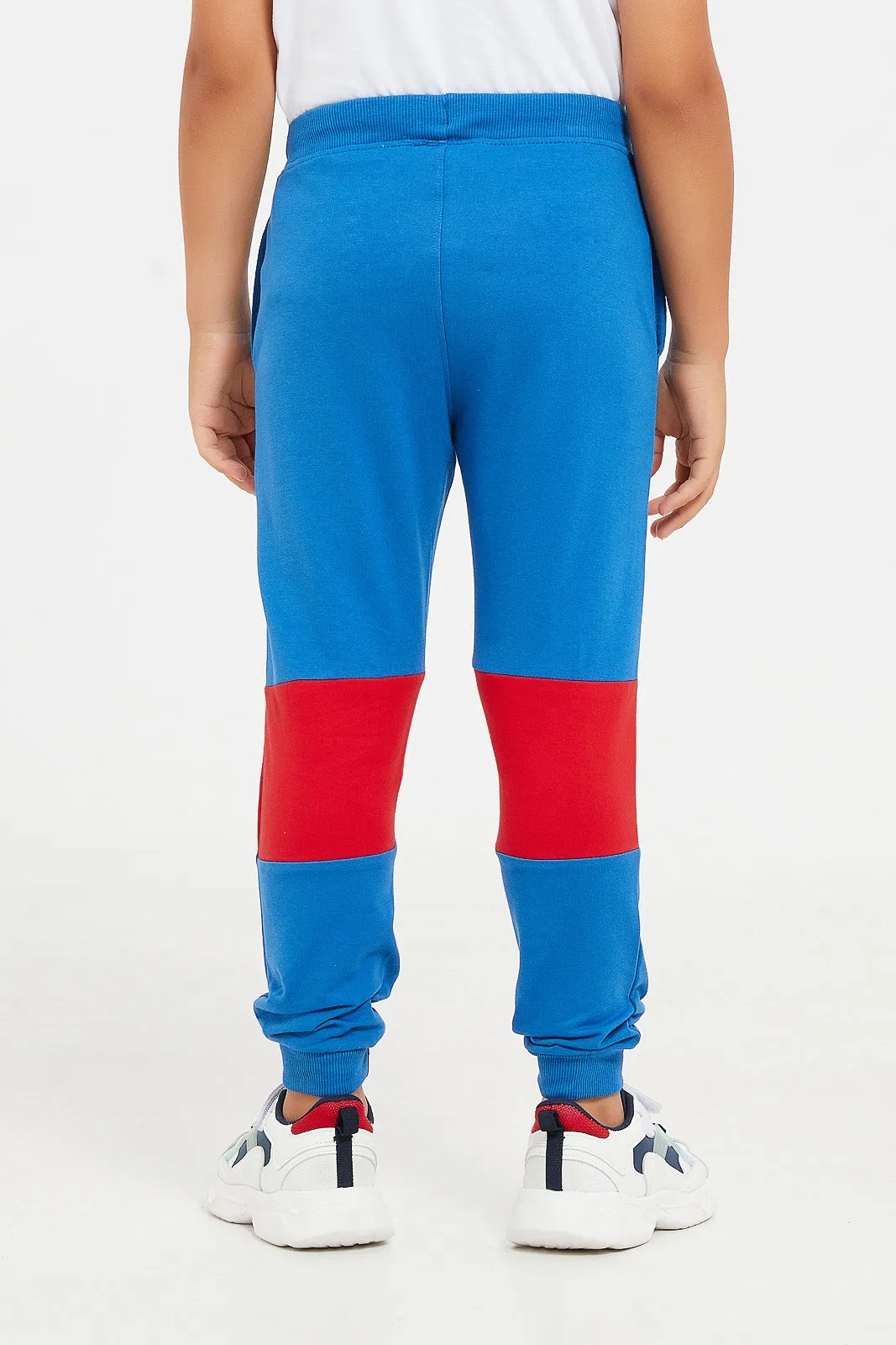Boys Blue Paw Patrol Print Active Pants