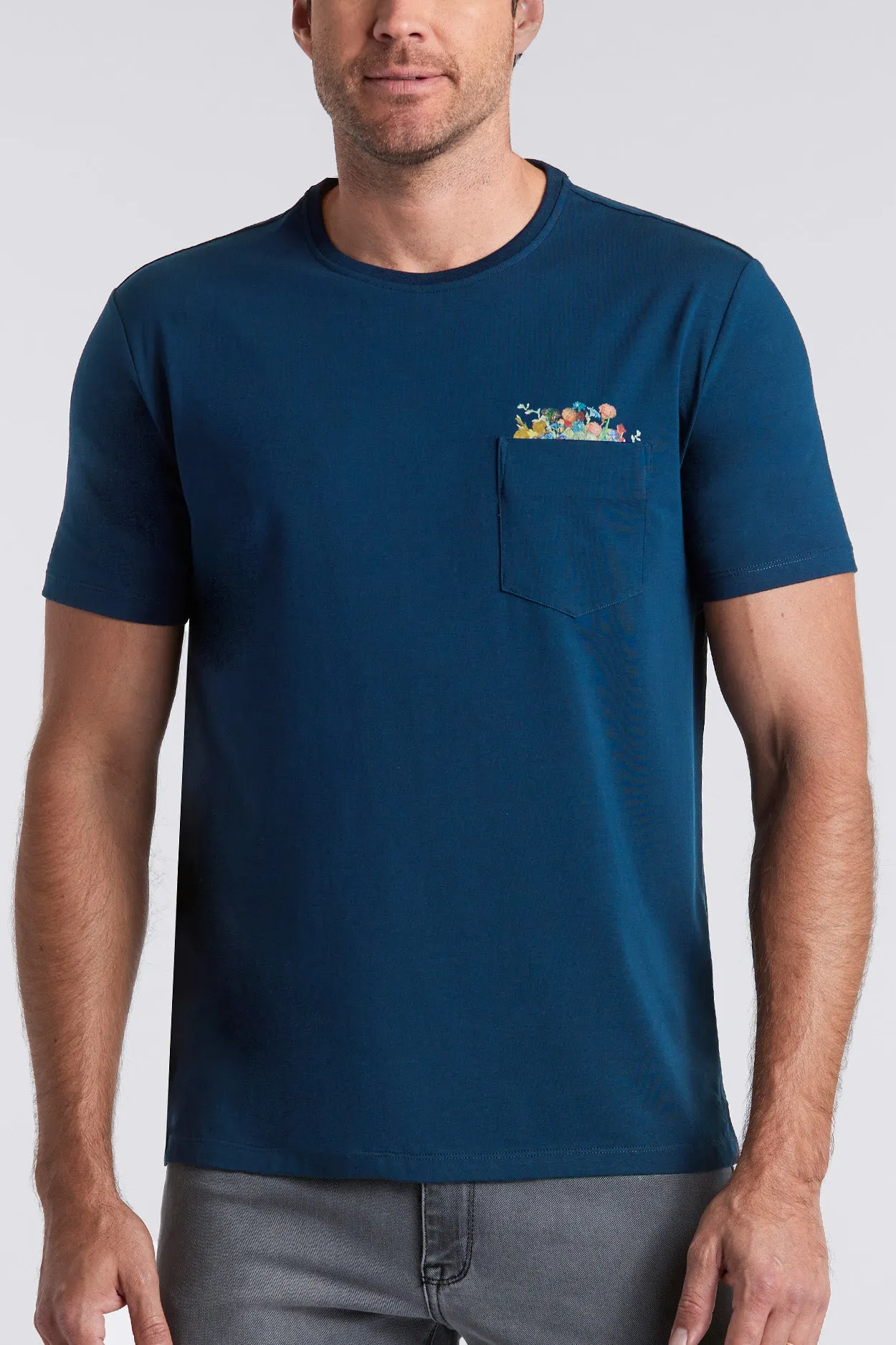 Brushed Bloom In Icy Cotton - Final Sale