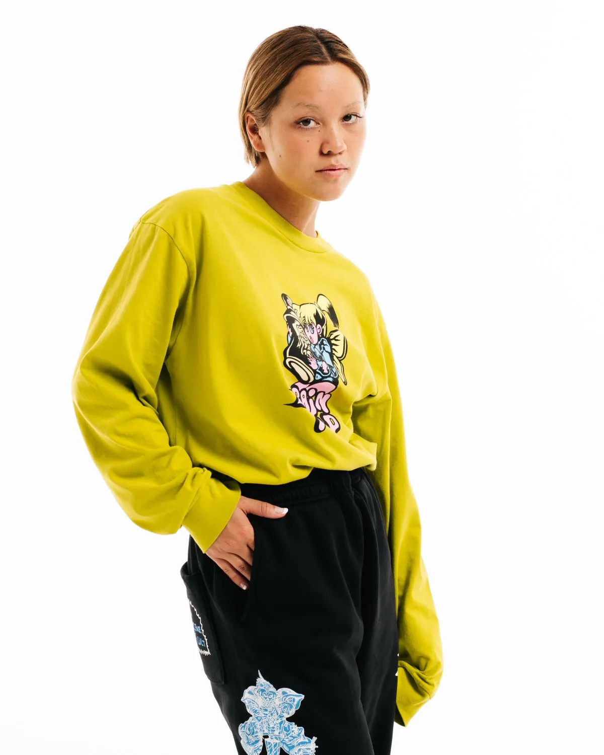 Bubblegum Shorty Long Sleeve - Gold