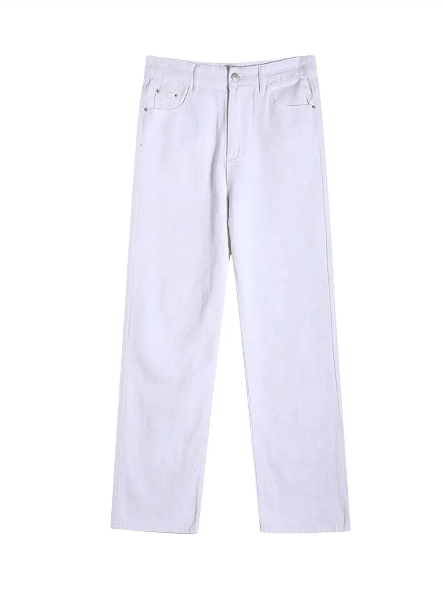 Burning Text Embroidered Letters Jeans