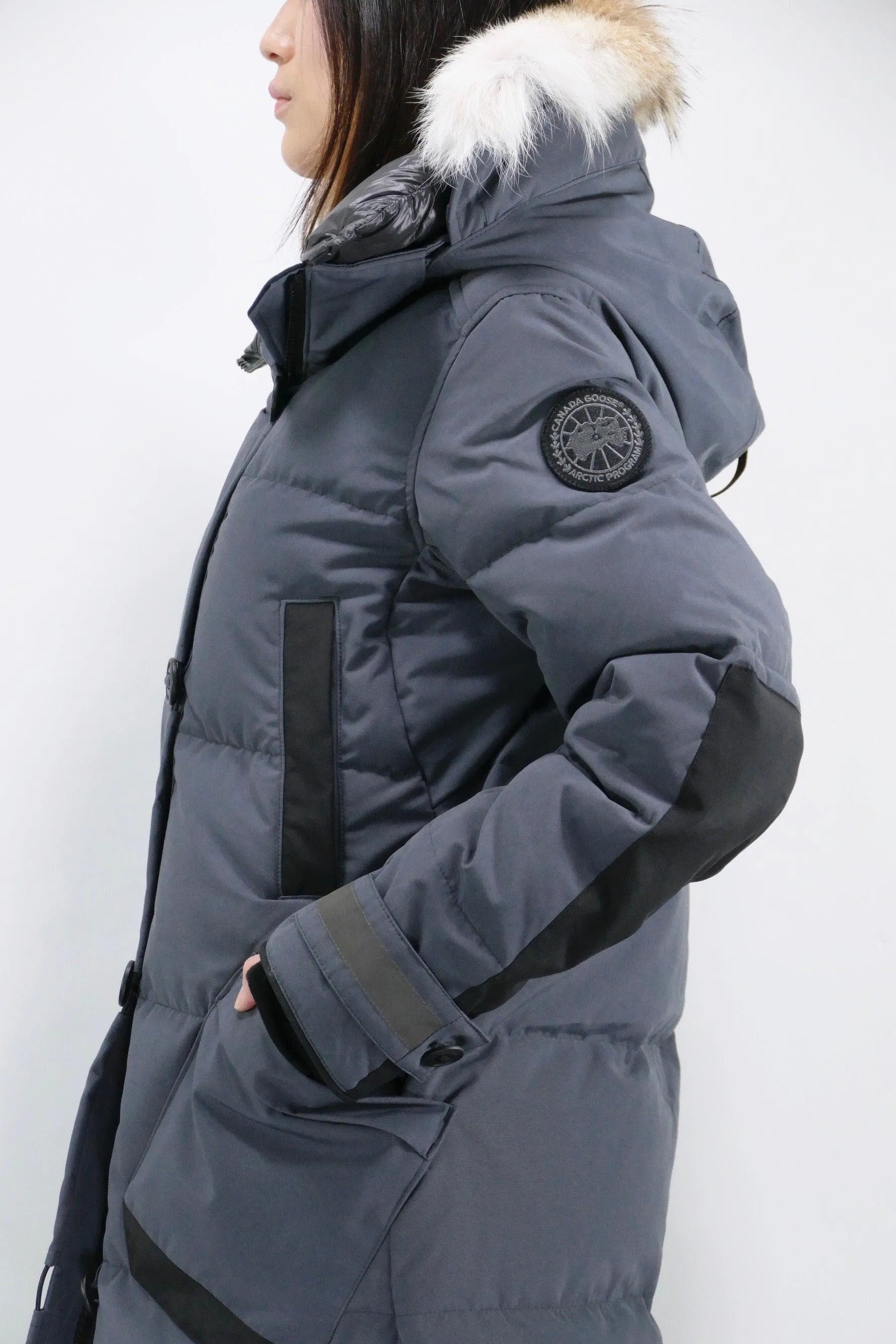 Canada Goose Womens *Parka Aldridge Black Label - Titanium