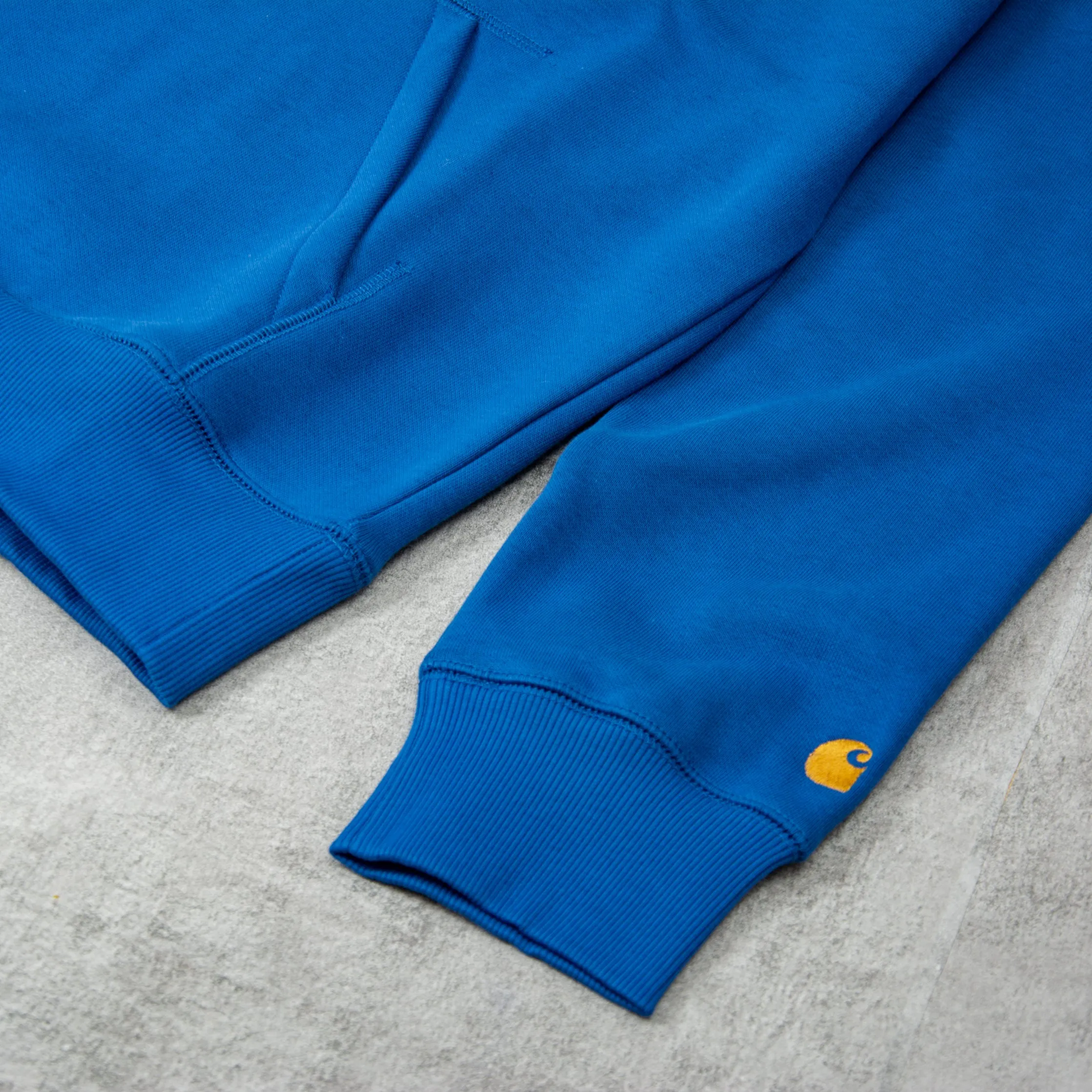 Carhartt WIP Hooded Chase Sweatshirt - Acapulco