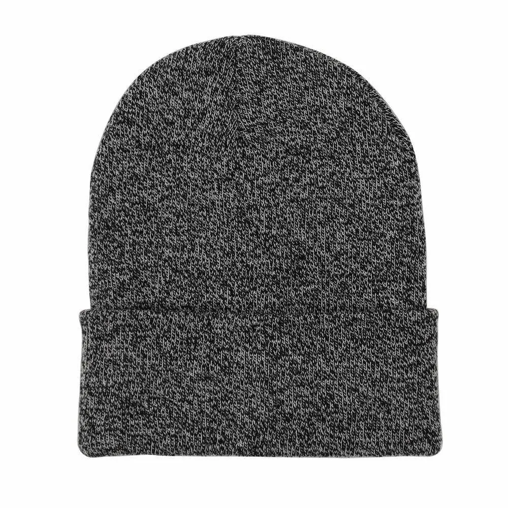 Cuffed Beanie - Black Heather
