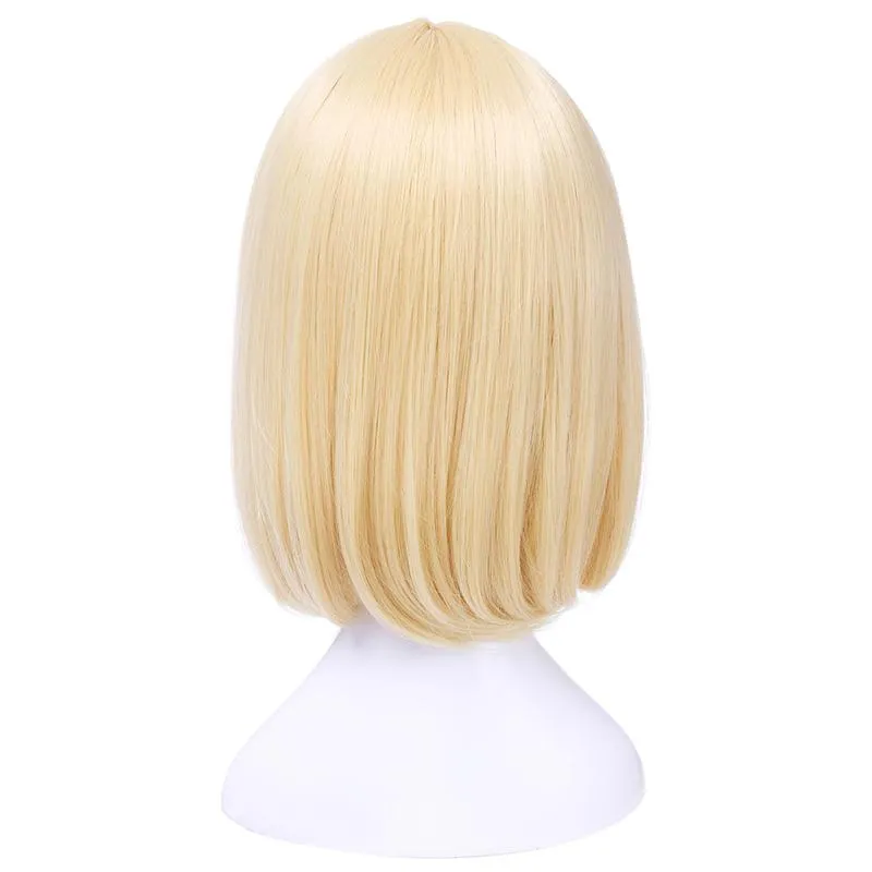 Fire Force Iris Blonde Medium Length Cosplay Wigs