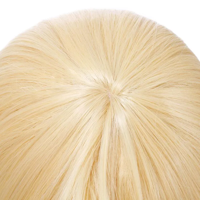 Fire Force Iris Blonde Medium Length Cosplay Wigs