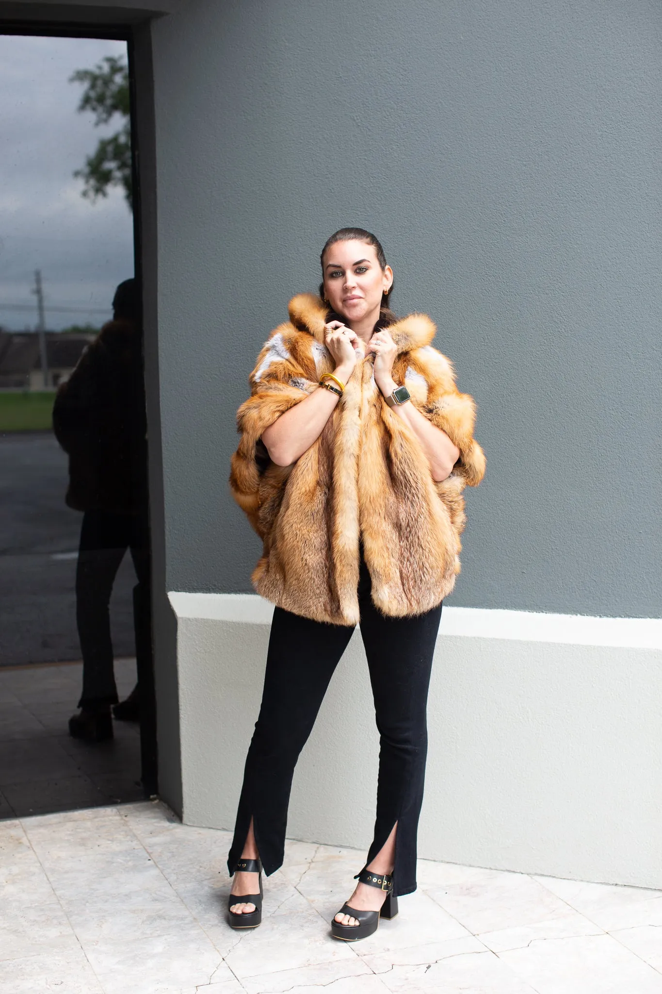 Fox Fur Capelet
