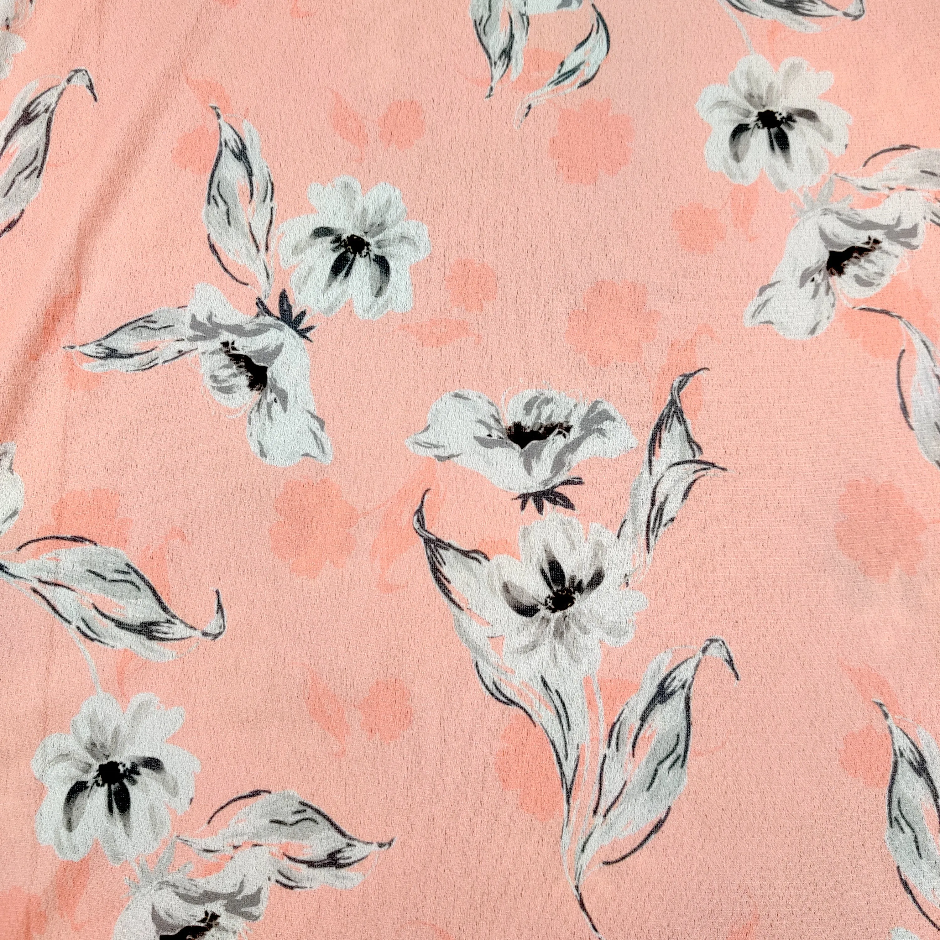 FS371 Orange Floral