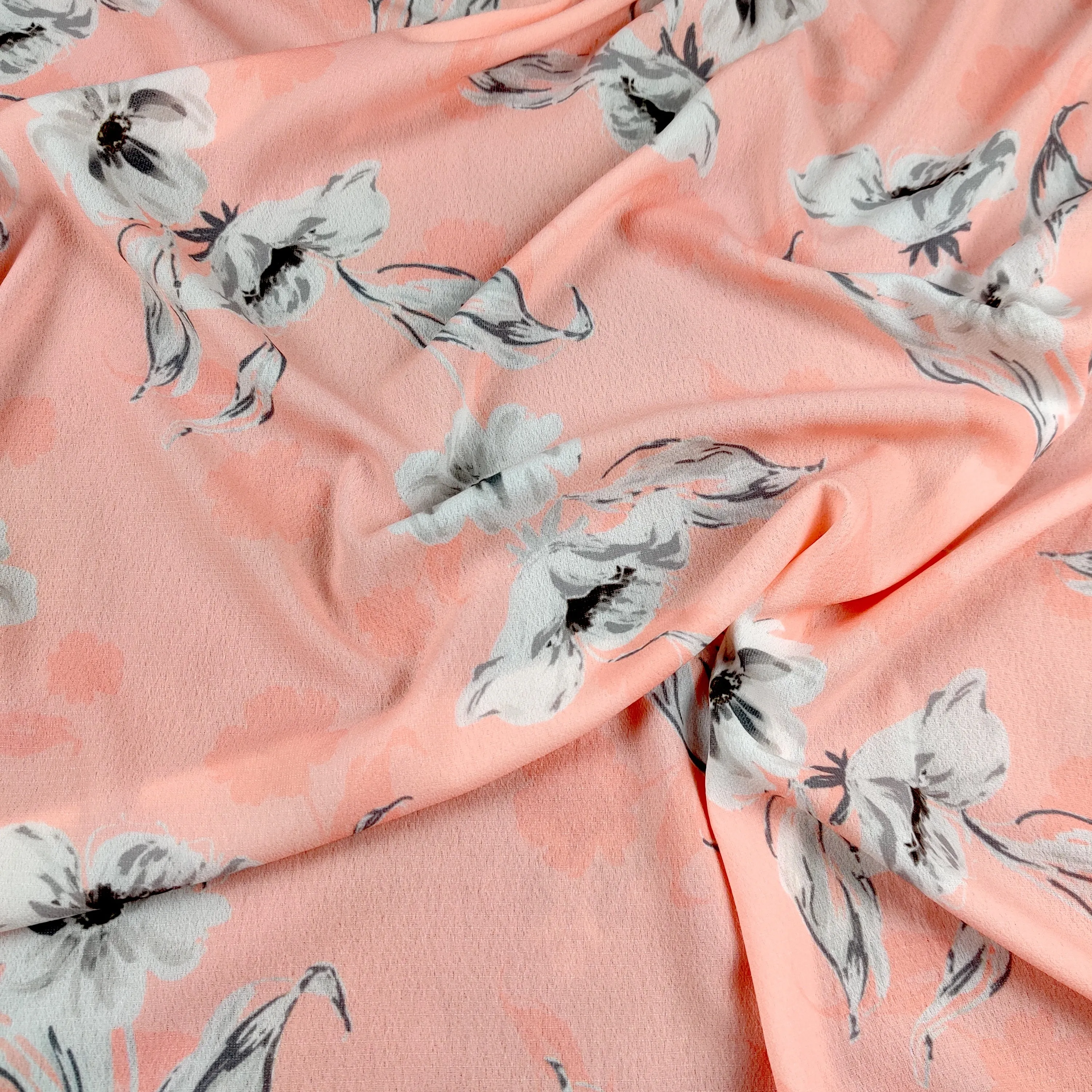 FS371 Orange Floral