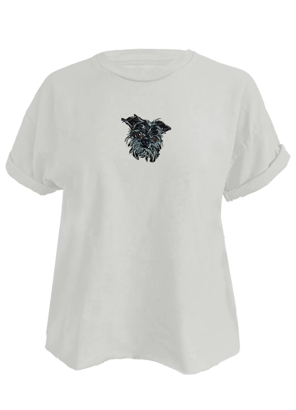 Fur Real Pet Portrait Crop Tee