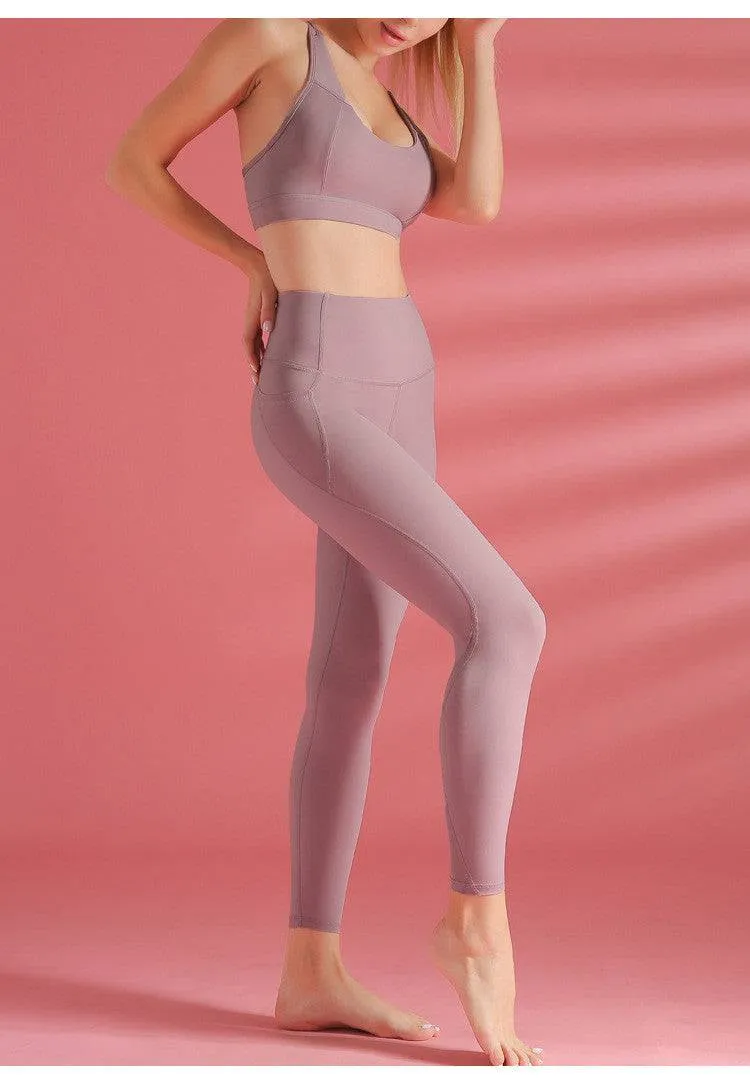 FYD 7 Pocket Leggings in lavender