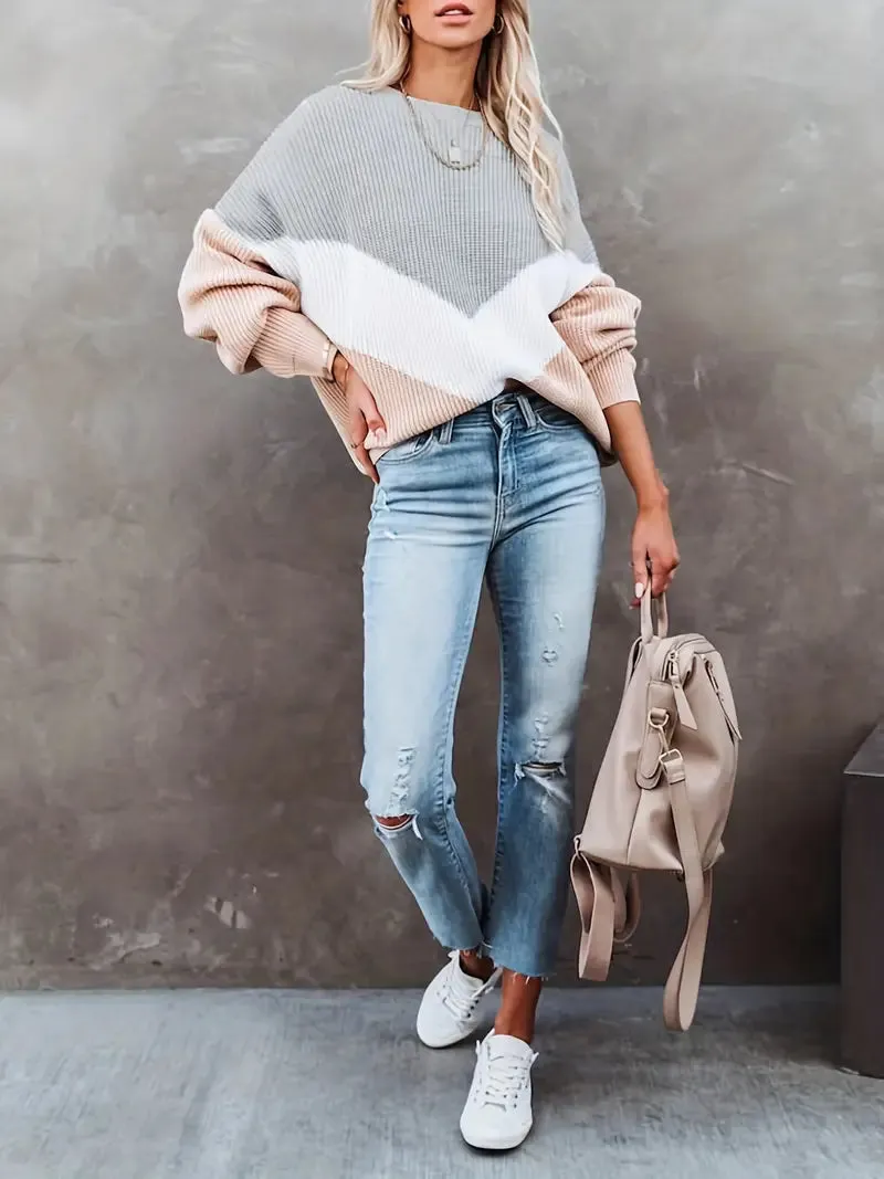 Geena - Stijlvolle langrmlige pullover voor dames