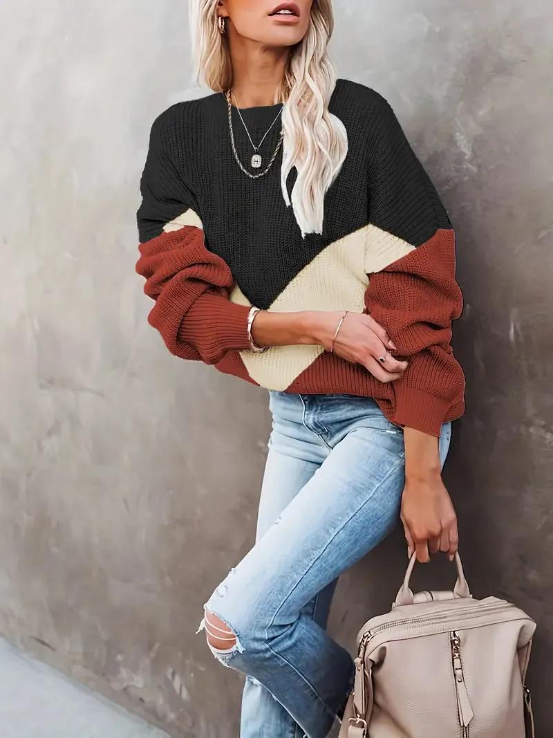 Geena - Stijlvolle langrmlige pullover voor dames