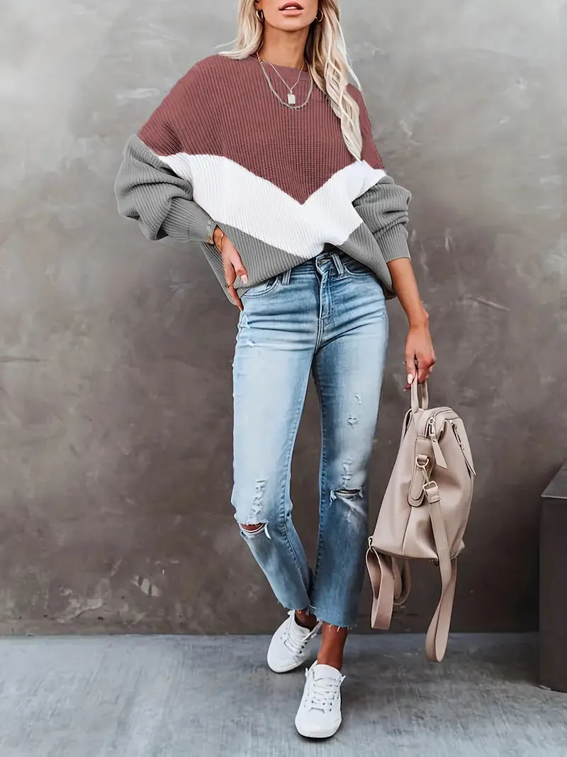 Geena - Stijlvolle langrmlige pullover voor dames