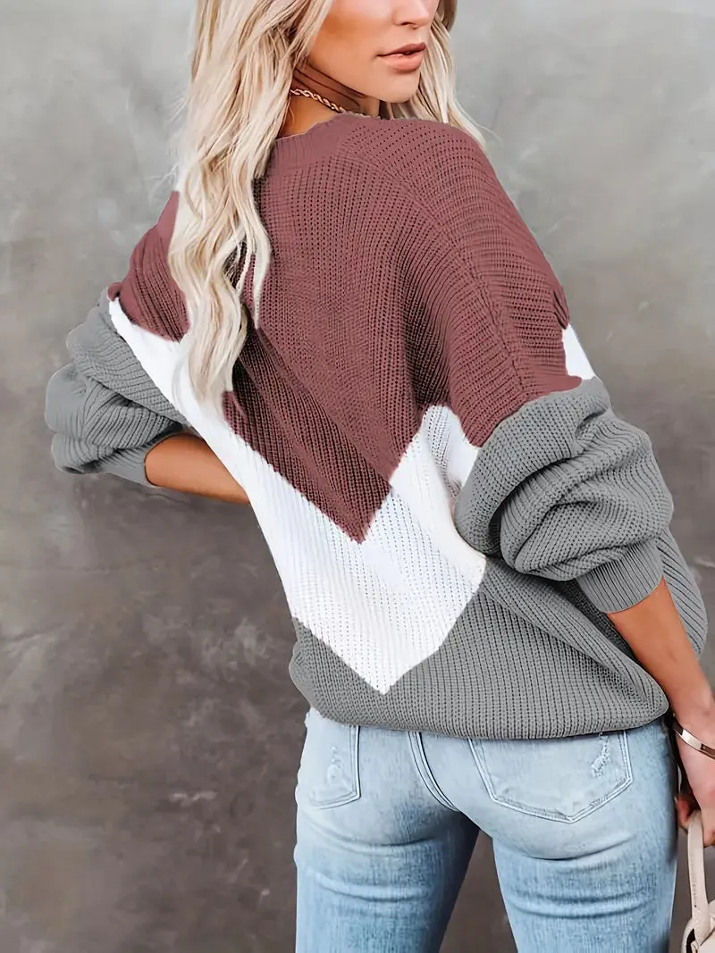 Geena - Stijlvolle langrmlige pullover voor dames