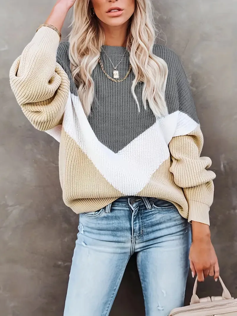 Geena - Stijlvolle langrmlige pullover voor dames