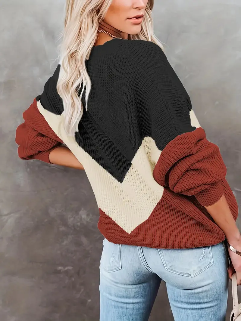 Geena - Stijlvolle langrmlige pullover voor dames